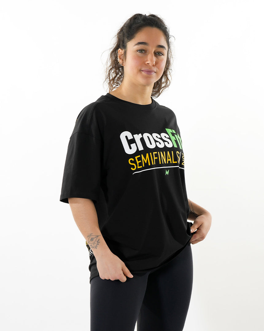 CrossFit® Smurf Patchwork - COPA SUR Unisex oversized T-shirt