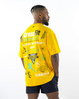 CrossFit® Smurf Patchwork - COPA SUR T-shirt oversize unisexe