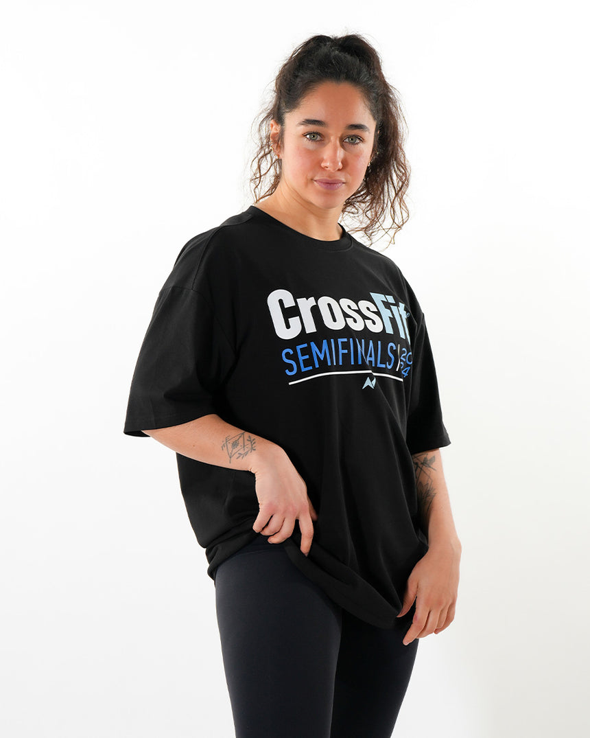 CrossFit® Smurf Patchwork - Far East Throwdown T-shirt oversize unisexe