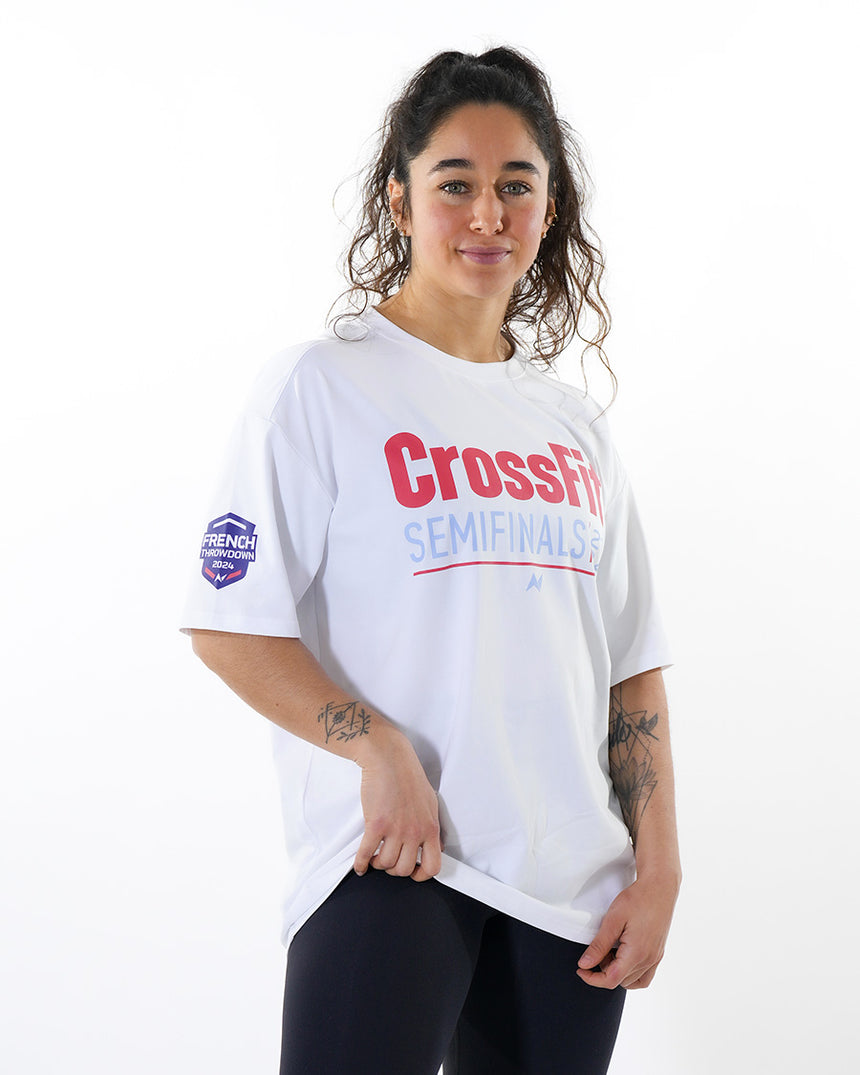 CrossFit® Smurf Map Collector -  FRENCH THROWDOWN Unisex oversized T-shirt