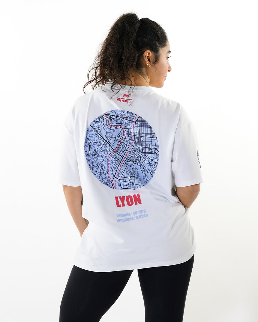 Lyon France Map T Shirt Lyon France Map T Shirt