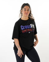 CrossFit® Smurf Patchwork - FRENCH THROWDOWN T-shirt oversize unisexe