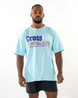 CrossFit® Smurf Patchwork - FRENCH THROWDOWN Unisex overSized T-shirt