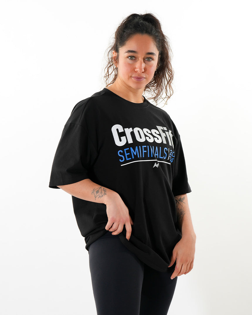 CrossFit® Smurf Patchwork - Renegade games T-shirt oversize unisexe