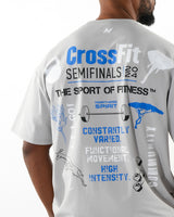 CrossFit® Smurf Patchwork - Renegade Games T-shirt oversize unisexe