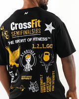 CrossFit® Smurf Patchwork - SYNDICATE CROWN T-shirt oversize unisexe