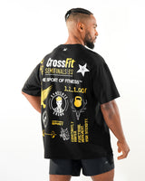 CrossFit® Smurf Patchwork - SYNDICATE CROWN Unisex overSized T-shirt