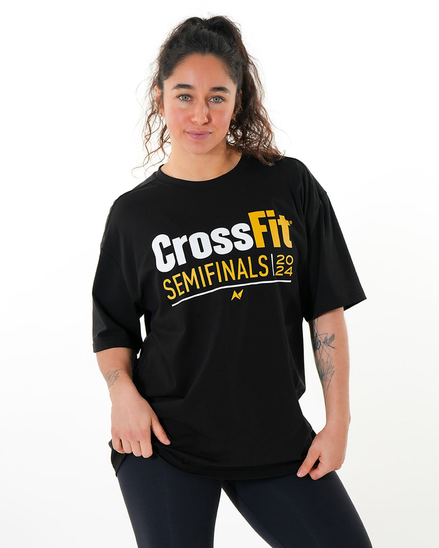 CrossFit® Smurf Patchwork - SYNDICATE CROWN Unisex oversized T-shirt