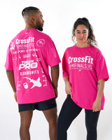 CrossFit® Smurf Patchwork - TORIAN PRO T-shirt oversize
 unisexe