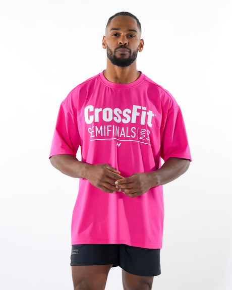 CrossFit® Schtroumpf Patchwork - TORIAN PRO T-shirt surdimensionné unisexe