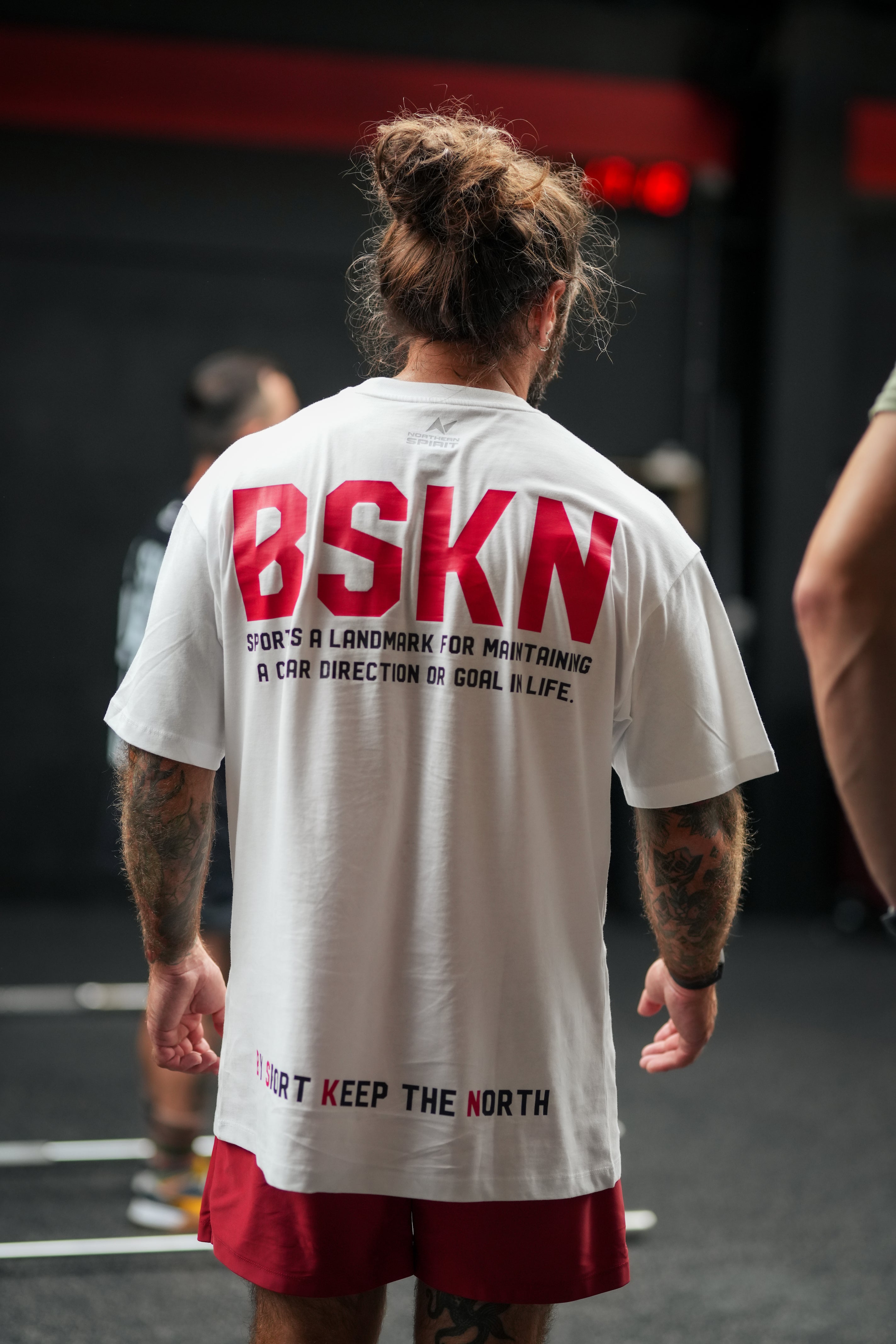 BY SPORT KEEP THE NORTH - BSKN - northern spirit - crossfit - shooting - oversize t-shirt - functional training & fitness clothing brand - Tagline - Crossfit community - 