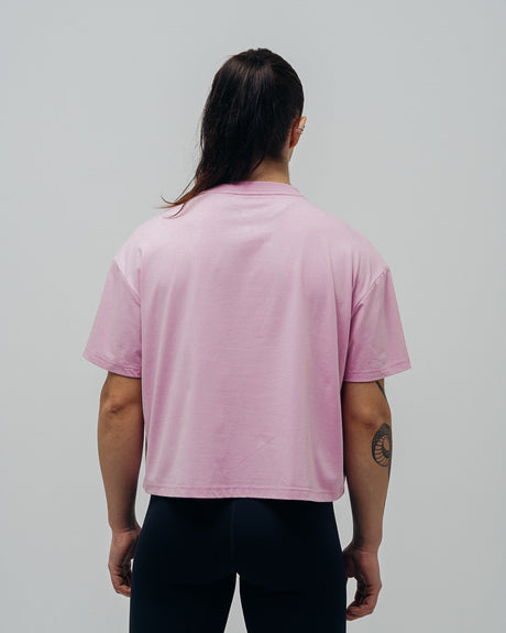 Women's Basic Oversized T-shirt - Pink