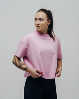 Women's Basic Oversized T-shirt - Pink