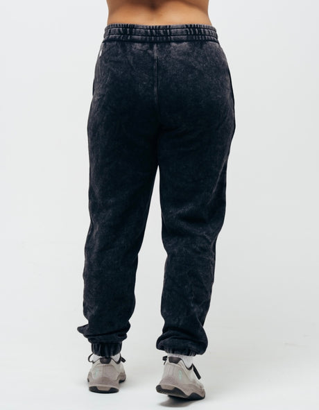 Women's Cozy Joggers - Washed Black