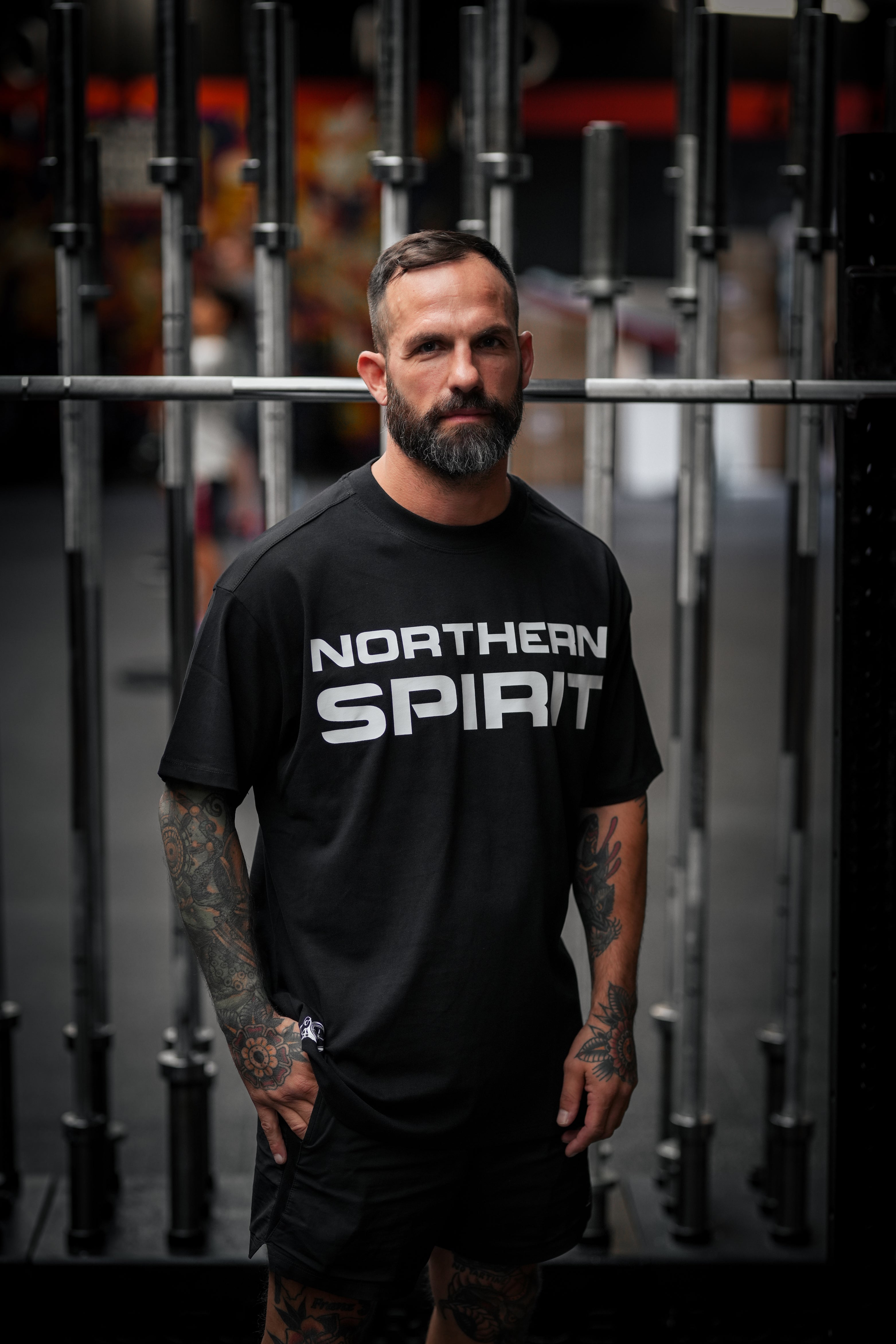 BY SPORT KEEP THE NORTH - BSKN - northern spirit - crossfit - shooting - oversize t-shirt - functional training & fitness clothing brand - Tagline - Crossfit community - 