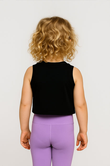 Débardeur court Core pour enfant - Noir