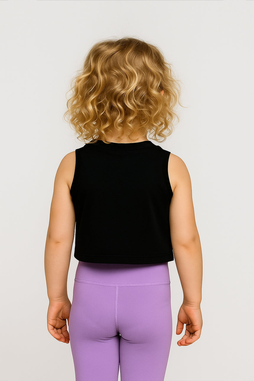 Débardeur court Core pour enfant - Noir