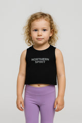 Débardeur court Core pour enfant - Noir