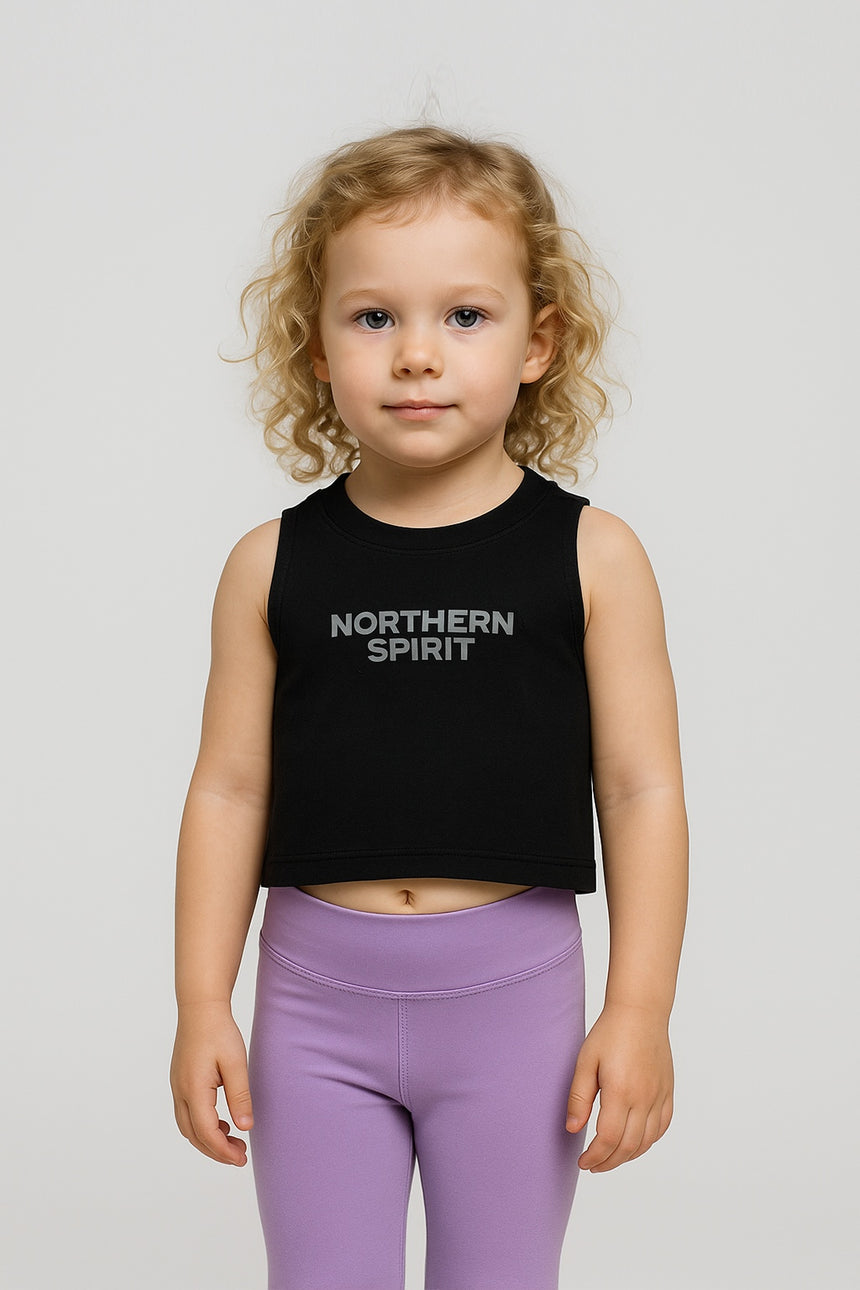 Débardeur court Core pour enfant - Noir