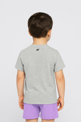 T-shirt Core pour enfant - Heather Light Cloud