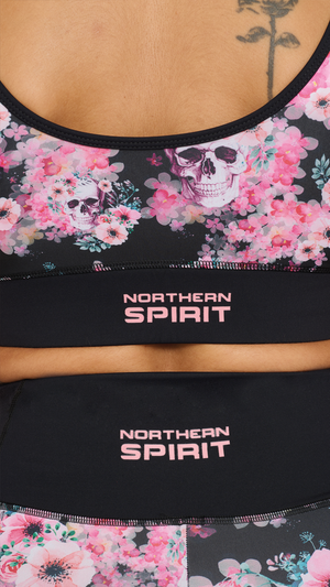 Sports Bra - NS Yota Skull Flower – Northern Spirit