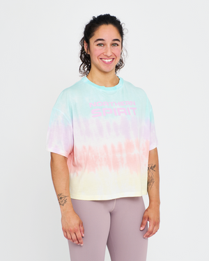Crop Tee - NS Baggy Top Light Prism