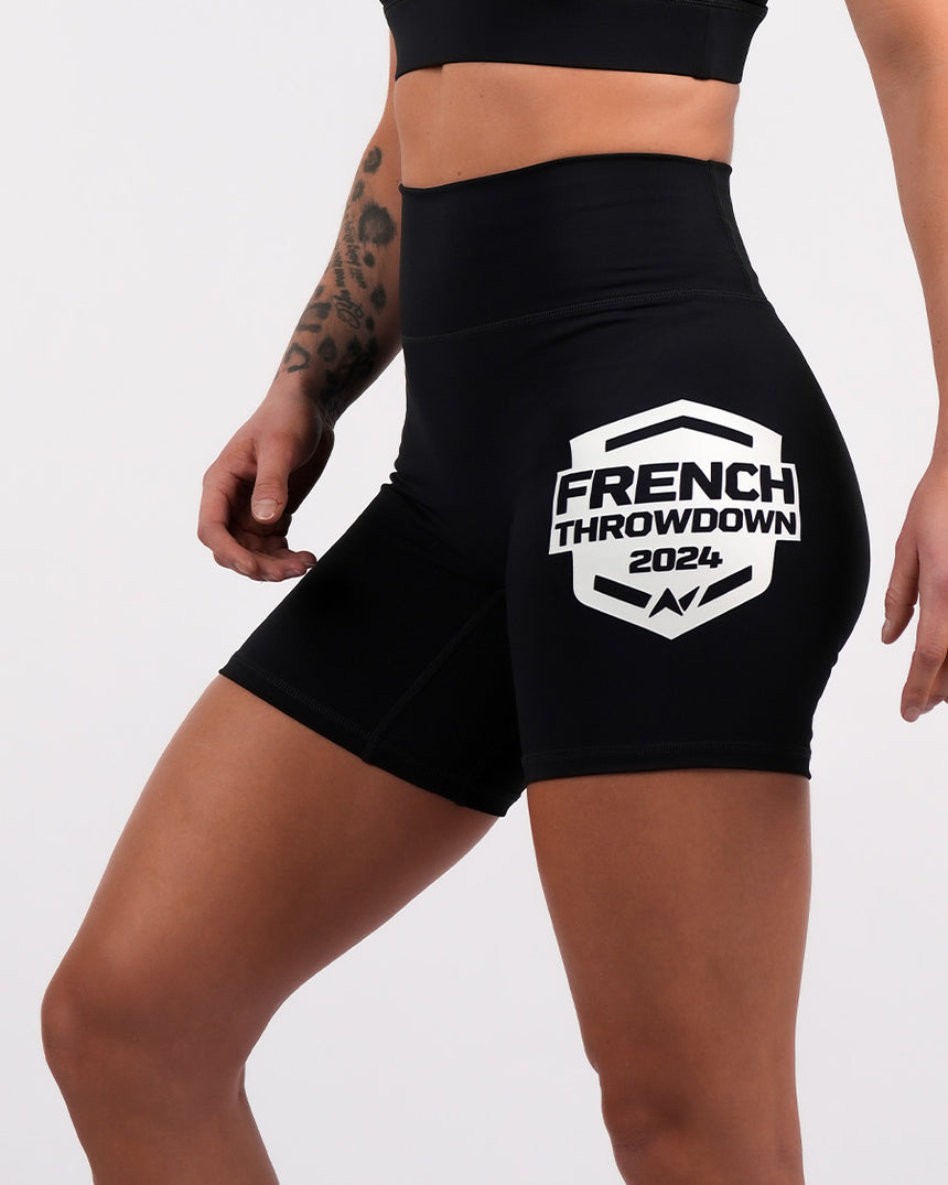 CrossFit® French Throwdown Cruiser Women's high waisted short 6"