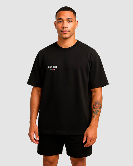 Unisex Graphic Oversized T-shirt - Heart Rose