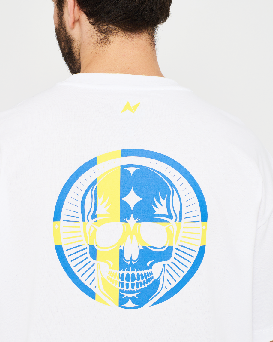 T-shirt - NS Smurf Skull Suède